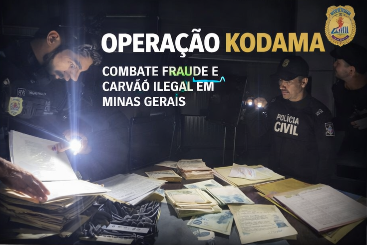 Polícia Civil realiza operação contra esquema de carvão ilegal no Norte de Minas