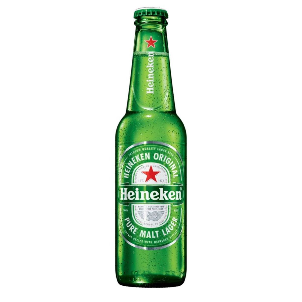 CERVEJA LAGER HEINEKEN GARRAFA 330ML