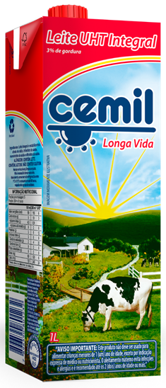 LEITE CEMIL UHT INTEGRAL LONGA VIDA 1LT
